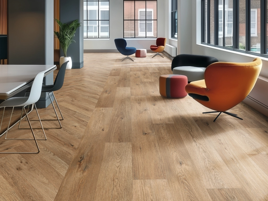 Polyflor Silentflor PUR Serene Oak 8953 Serene Oak Parquet 8956